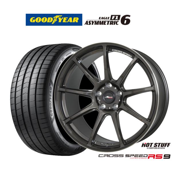 Super Speed 18インチ ホイール タイヤ 4本セット HOT STUFF（ホットスタッフ） サマータイヤ ホイール4本セット クロス