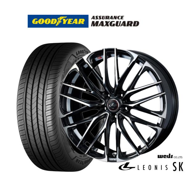 サマータイヤ ホイール4本セット ウェッズ レオニス SK グッドイヤー アシュアランス マックスガード 225/45R19