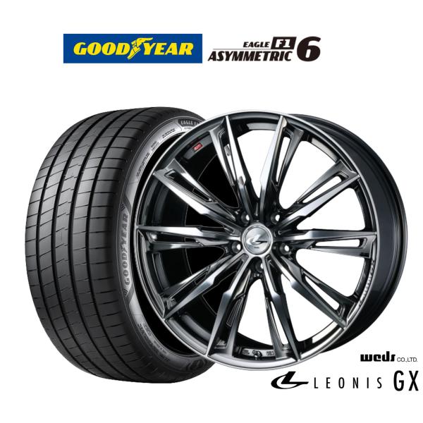 ④ weds LEONIS 19インチ　ホイールセット225/45r19 WEDS（ウェッズ） サマータイヤ ホイール4本セット レオニス GX