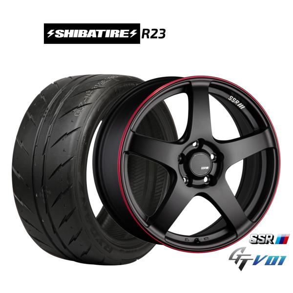 サマータイヤ ホイール4本セット タナベ SSR GT V01 SHIBATIRE シバタイヤ 300 (R23) 225/40R18