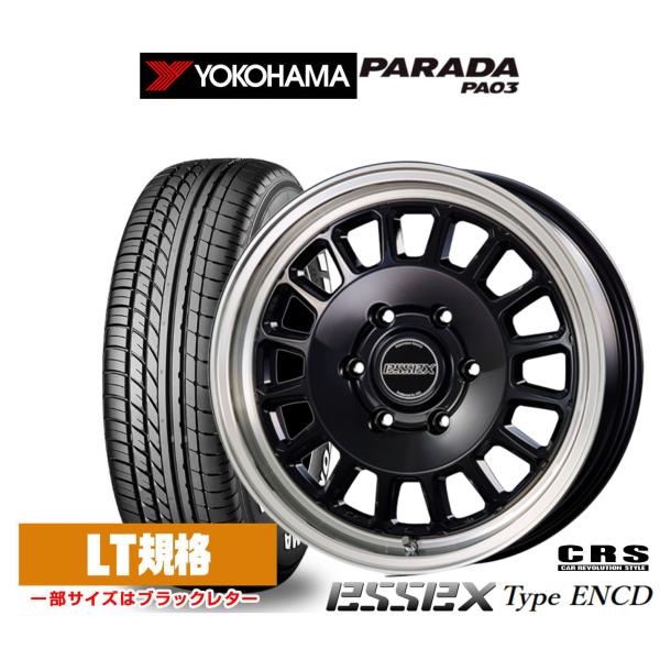 サマータイヤ ホイール4本セット CRS ESSEX エセックス ENCD(1ピース