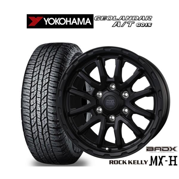 サマータイヤ ホイール4本セット BADX ロックケリー ROCK KELLY MX-H