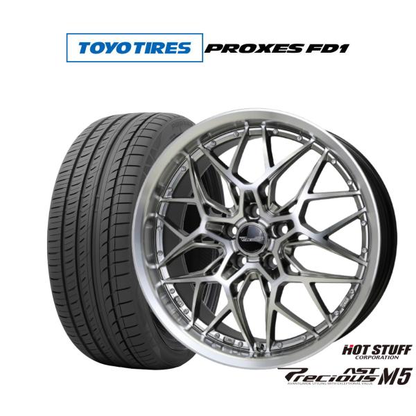 サマータイヤ ホイール4本セット ホットスタッフ プレシャス アスト M5 トーヨータイヤ プロクセス PROXES FD1  225/45R19