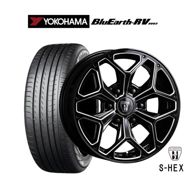 k*a様 BARBERO 17インチ タイヤホイール 4本セット サマータイヤ ホイール4本セット クリムソン BARBERO(バルベロ) S-HEX