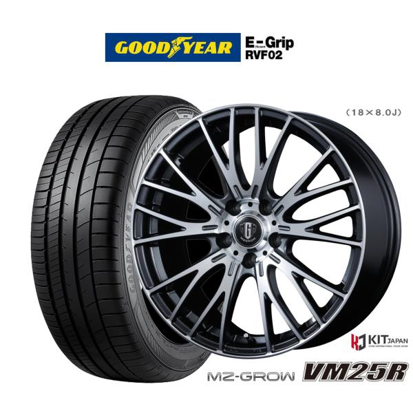 サマータイヤ ホイール4本セット コーセイ MZ-GROW VM25R グッドイヤー