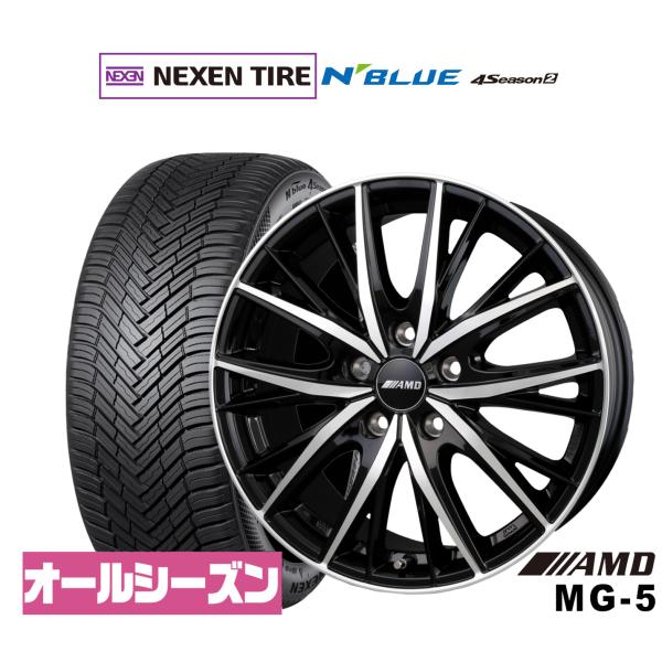 サマータイヤ ホイール4本セット BADX AMD MG-5 NEXEN ネクセン N blue 4Season2 (オールシーズン) 235/60R18