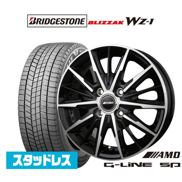 スタッドレスタイヤ ホイール4本セット BADX AMD G-Line SP
