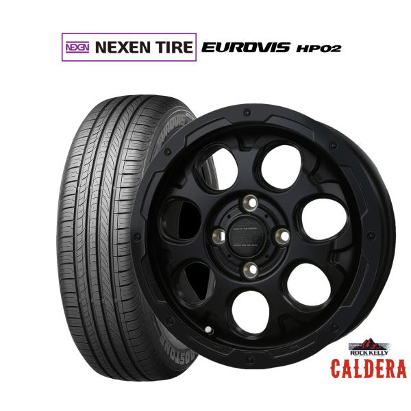 サマータイヤ ホイール4本セット BADX ロックケリー ROCK KELLY カルデラ Black Edition(4-100) NEXEN ネクセン ロード