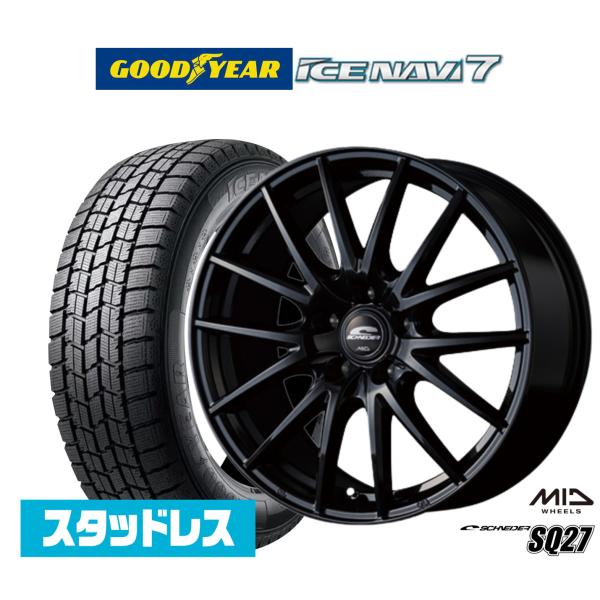 2025年製】MID シュナイダー SQ27 17インチ 7.0J グッドイヤー
