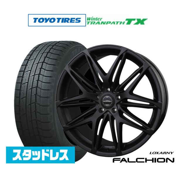 ロクサーニ スタッドレスタイヤ ホイール4本セット BADX ファルシオン