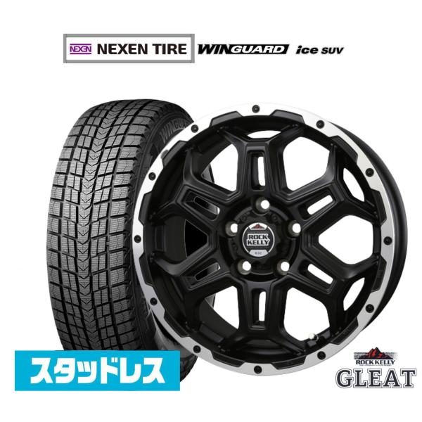 専用ページです　　　　　　Nexen 16インチ ホイールセット　スタッドレス スタッドレスタイヤ ホイール4本セット BADX ロックケリー ROCK