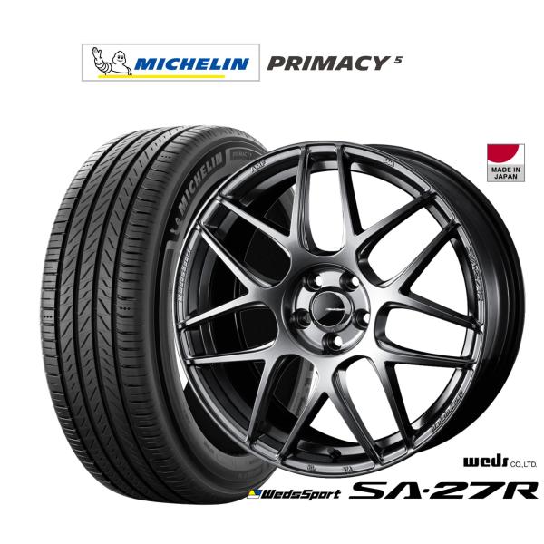 ウェッズスポーツSA-27R 17インチ 205/45/17タイヤ付き4本セット WEDS（ウェッズ） サマータイヤ ホイール4本セット ウェッズスポーツ