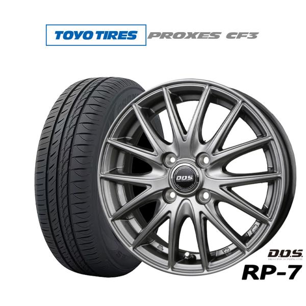 サマータイヤ ホイール4本セット BADX D,O,S(DOS) RP-7 トーヨータイヤ