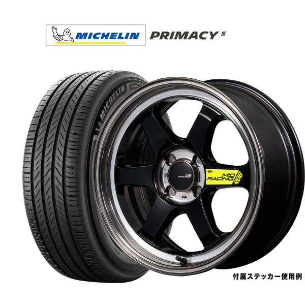 サマータイヤ ホイール4本セット MID レーシング R06 ミシュラン 