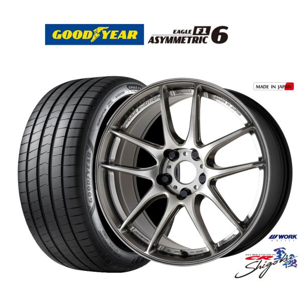 サマータイヤ ホイール4本セット ワーク エモーション CR Shigoku グッドイヤー イーグル F1 アシメトリック6 225/45R18