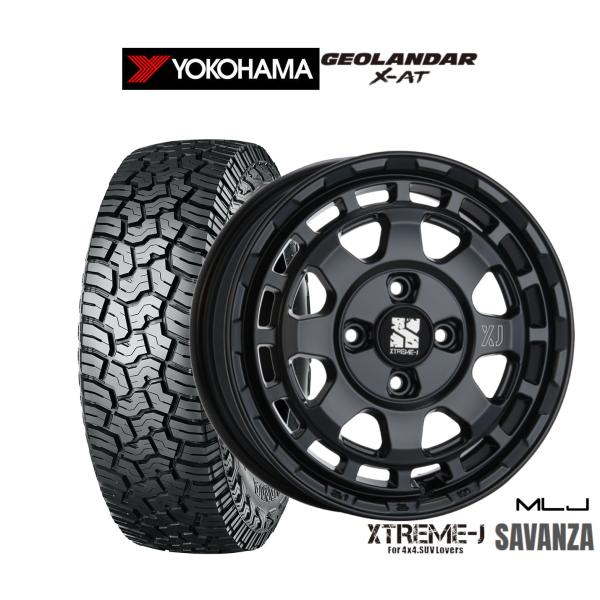 ホイール・タイヤ4本セット155/65R14 ジオランダーA/T G015 オフロードタイヤ ホイール4本セット MLJ エクストリーム サバンザ