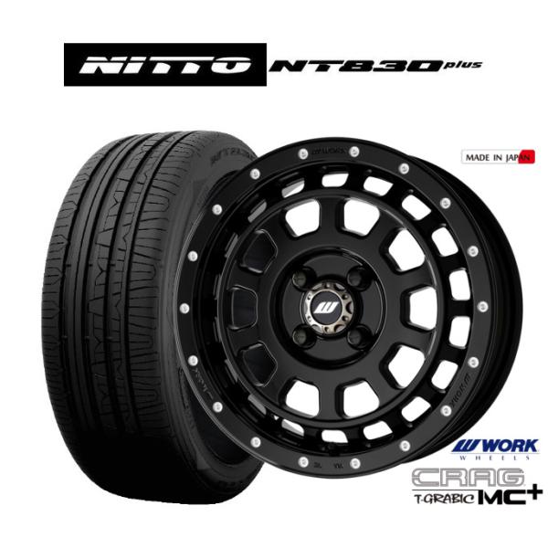 タイヤ・ホイール STAR4 WORK サマータイヤ ホイール4本セット ワーク クラッグ T-GRABIC MC+(