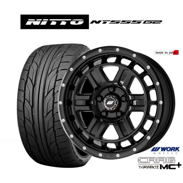 WORK サマータイヤ ホイール4本セット ワーク クラッグ T-GRABICII MC