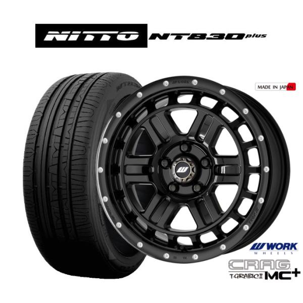 WORK サマータイヤ ホイール4本セット ワーク クラッグ T-GRABICII MC