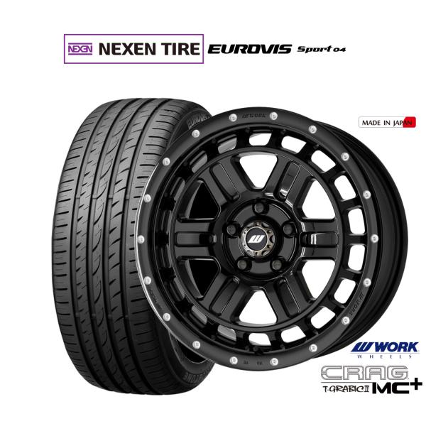 WORK サマータイヤ ホイール4本セット ワーク クラッグ T-GRABICII MC