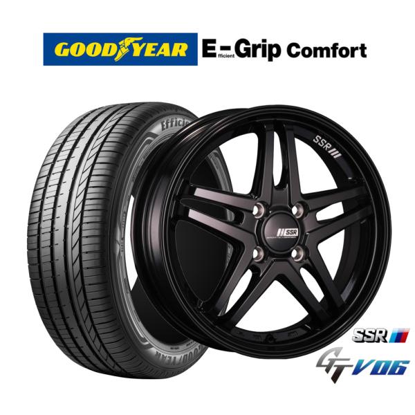 サマータイヤ ホイール4本セット タナベ SSR GT V06 グッドイヤー エフィシエント グリップ コンフォート 195/45R17