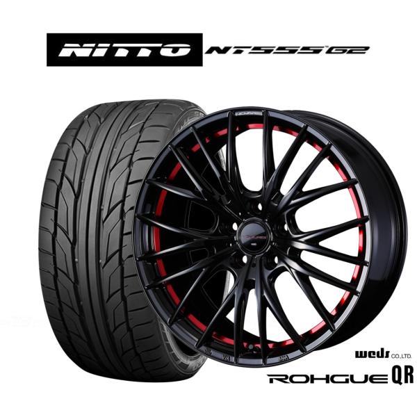 サマータイヤ ホイール4本セット ウェッズ ノヴァリス ローグ QR NITTO NT555 G2  245/40R18