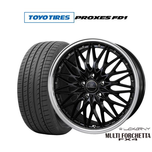サマータイヤ ホイール4本セット BADX ロクサーニ マルチフォルケッタ FX4 トーヨータイヤ プロクセス PROXES FD1  245/45R20