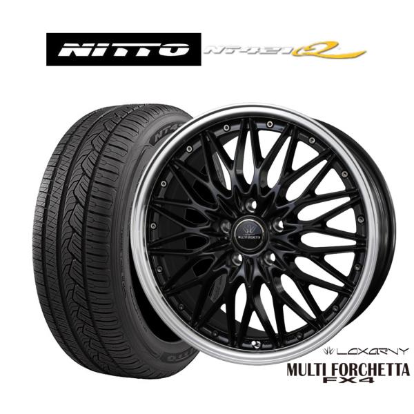 ロクサーニ パヴォーネホイール　20インチ タイヤ付き 4本セット 20インチ ロクサーニ パヴォーネ 255/45R20 8.5J+45 114.3