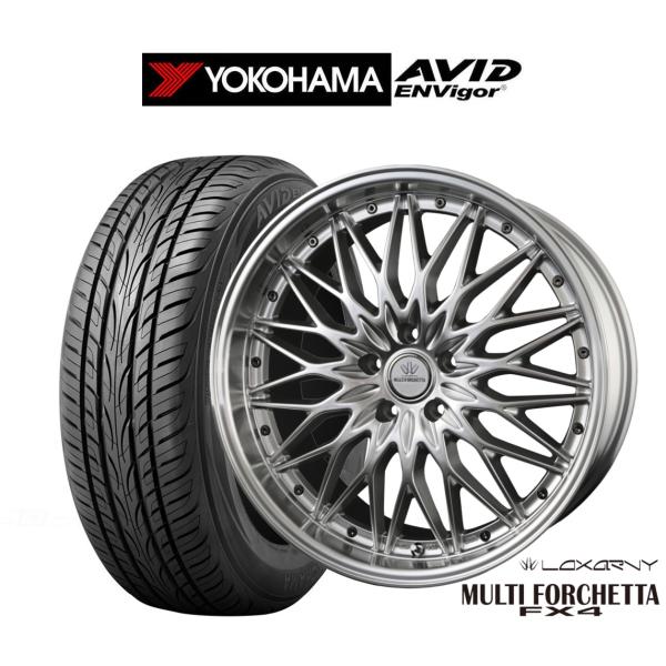 サマータイヤ ホイール4本セット BADX ロクサーニ マルチフォルケッタ FX4 ヨコハマ AVID エンビガー (S321) 225/40R19