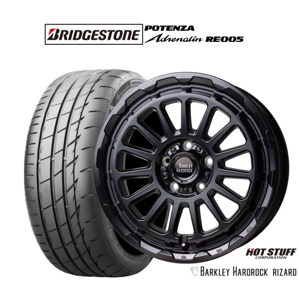 サマータイヤ ホイール4本セット ホットスタッフ バークレイハードロック リザード ブリヂストン POTENZA ポテンザ Adrenalin(アドレナリン) 