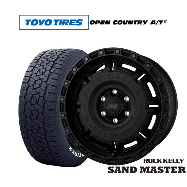 オフロードタイヤ ホイール4本セット BADX ロックケリー SAND MASTER