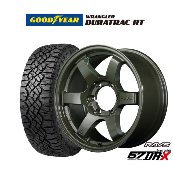 RAYS オフロードタイヤ ホイール4本セット レイズ グラムライツ 57 DR