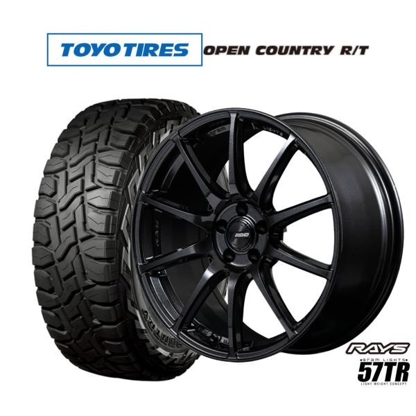 RAYS オフロードタイヤ ホイール4本セット レイズ グラムライツ 57 TR