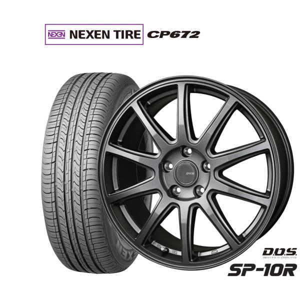 サマータイヤ ホイール4本セット BADX D,O,S(DOS) SP-10R NEXEN ネクセン CP672 215/60R17
