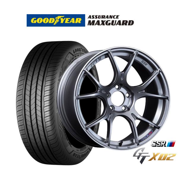 サマータイヤ ホイール4本セット タナベ SSR GT X02 グッドイヤー ASSURANCE アシュアランス MAXGUARD 205/45R17