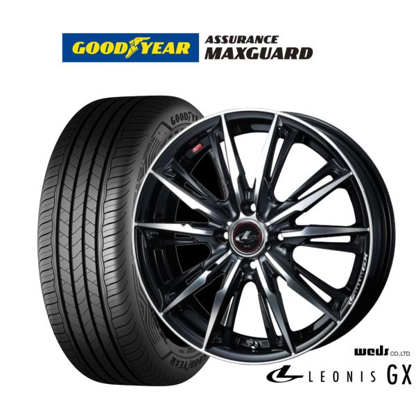 サマータイヤ ホイール4本セット ウェッズ レオニス GX グッドイヤー ASSURANCE アシュアランス MAXGUARD 205/45R17