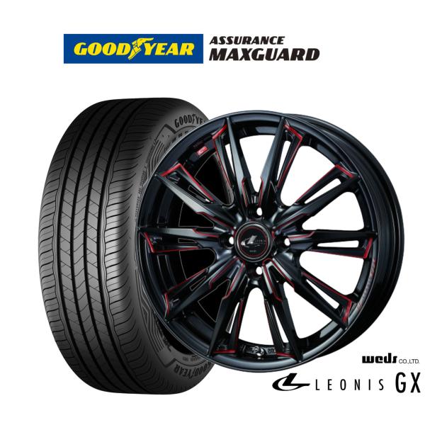 サマータイヤ ホイール4本セット ウェッズ レオニス GX グッドイヤー ASSURANCE アシュアランス MAXGUARD 205/45R17