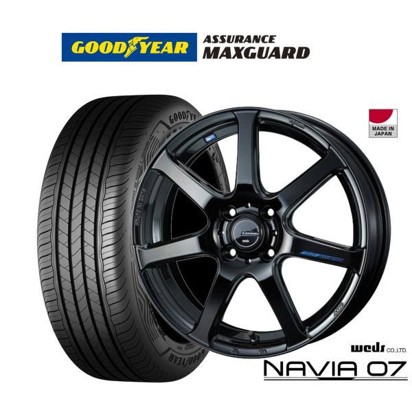 サマータイヤ ホイール4本セット ウェッズ レオニス ナヴィア07 グッドイヤー ASSURANCE アシュアランス MAXGUARD 205/45R17
