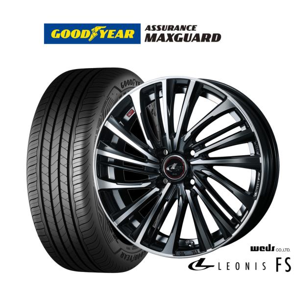 サマータイヤ ホイール4本セット ウェッズ レオニス FS グッドイヤー ASSURANCE アシュアランス MAXGUARD 205/45R17