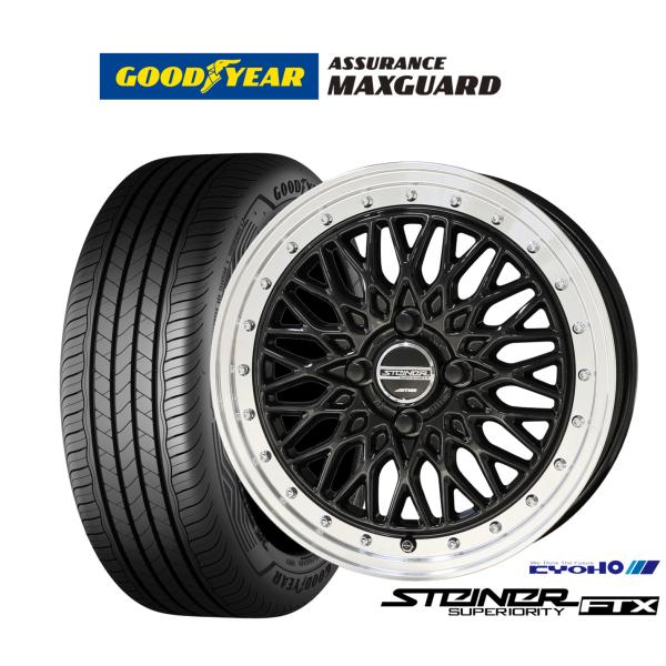 サマータイヤ ホイール4本セット KYOHO シュタイナー FTX グッドイヤー ASSURANCE アシュアランス MAXGUARD 205/45R17
