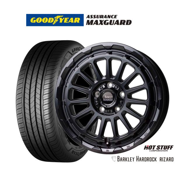 サマータイヤ ホイール4本セット ホットスタッフ バークレイハードロック リザード グッドイヤー ASSURANCE アシュアランス MAXGUARD 215/