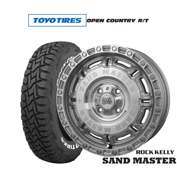 サマータイヤ ホイール4本セット BADX ロックケリー ROCK KELLY SAND MASTER(サンドマスター) トーヨータイヤ OPEN COUNTR