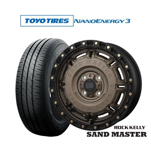 サマータイヤ ホイール4本セット BADX ロックケリー ROCK KELLY SAND MASTER(サンドマスター) トーヨータイヤ NANOENERGY 
