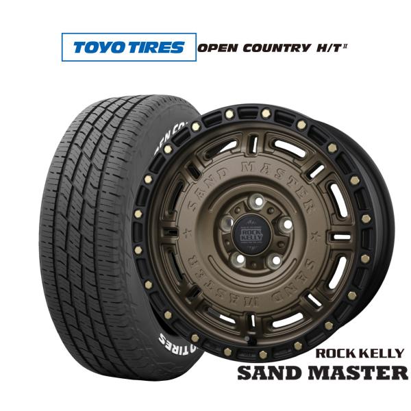 サマータイヤ ホイール4本セット BADX ロックケリー ROCK KELLY SAND MASTER(サンドマスター) トーヨータイヤ OPEN COUNTR