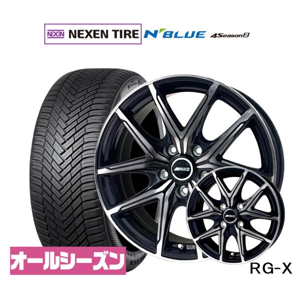 サマータイヤ ホイール4本セット BADX AMD RG-X NEXEN ネクセン N blue 4Season2 (オールシーズン) 205/60R16