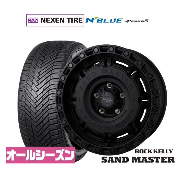 サマータイヤ ホイール4本セット BADX ロックケリー ROCK KELLY SAND MASTER(サンドマスター) NEXEN ネクセン N blue 4