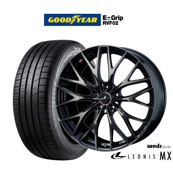 サマータイヤ ホイール4本セット ウェッズ レオニス MX グッドイヤー エフィシエント グリップ RVF02 215/45R18