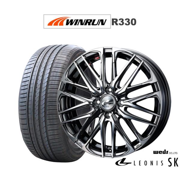 サマータイヤ ホイール4本セット ウェッズ レオニス SK WINRUN ウインラン R330 195/40R17