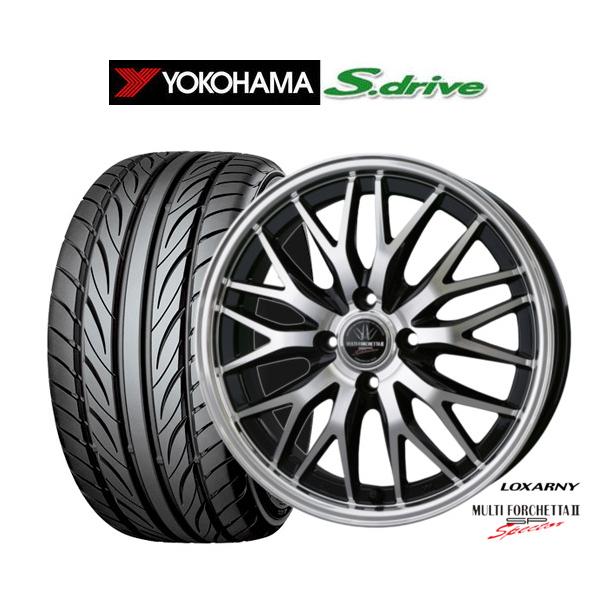 BADX LOXARNY. 165/40R16〜4本セット ロクサーニ サマータイヤ ホイール4本セット BADX マルチフォルケッタ