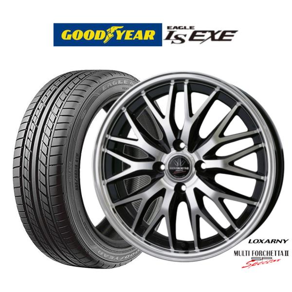 19インチ　ホイール ロクサーニ205/40R17ラヂアルタイヤSETBSY17